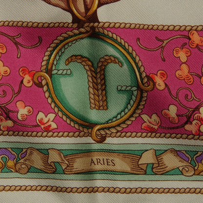 Gucci Silk Hysteria Astrology Print Scarf Pink 5 of 7