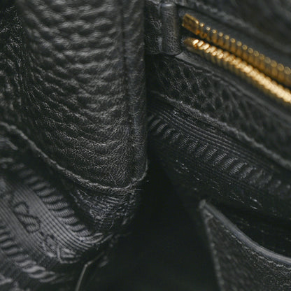 Prada Vitello Daino Tote Black 14 of 14