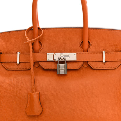 Hermes Epsom Birkin 30 Orange 8 of 17
