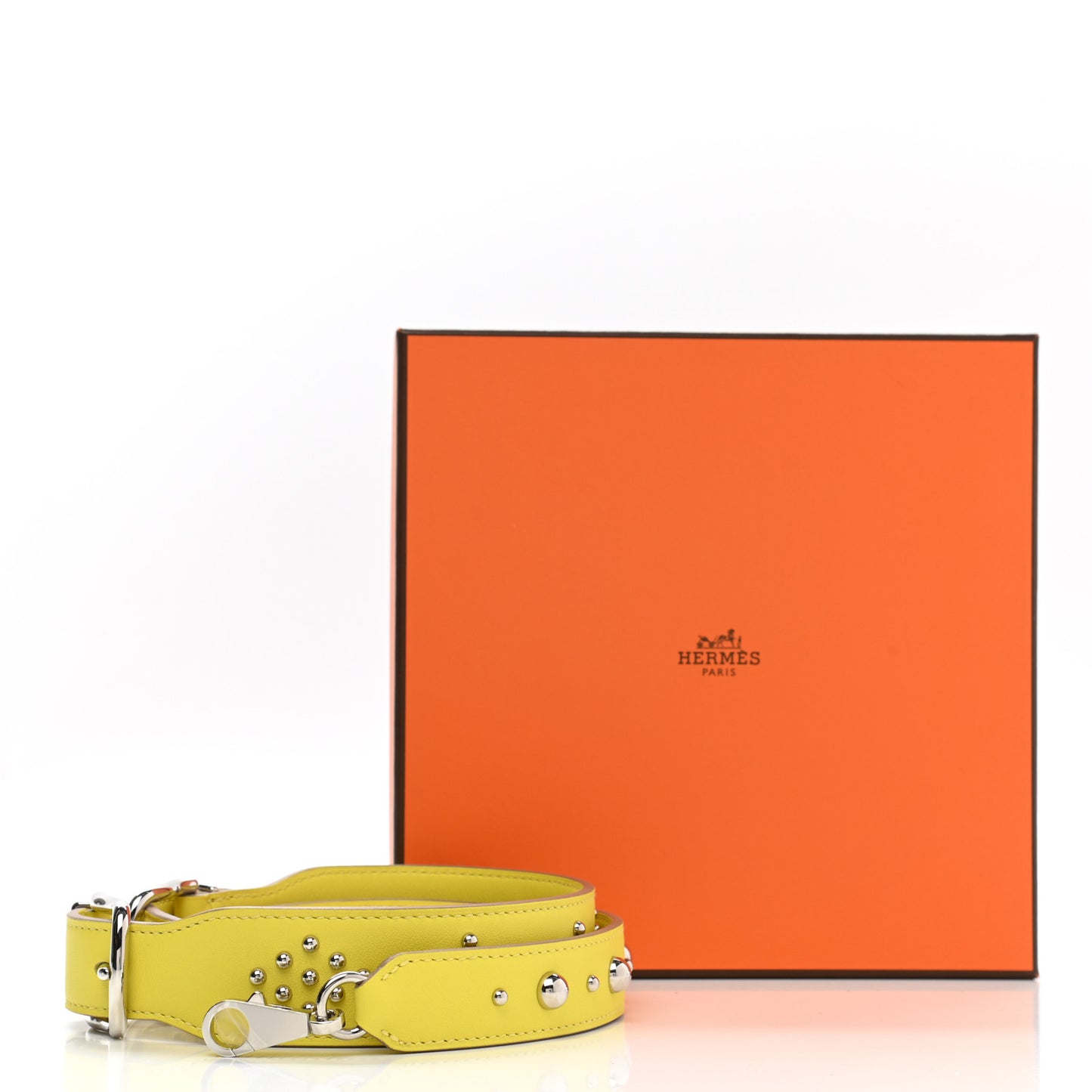 Swift Studded Carnaby Losange Shoulder Strap Lime