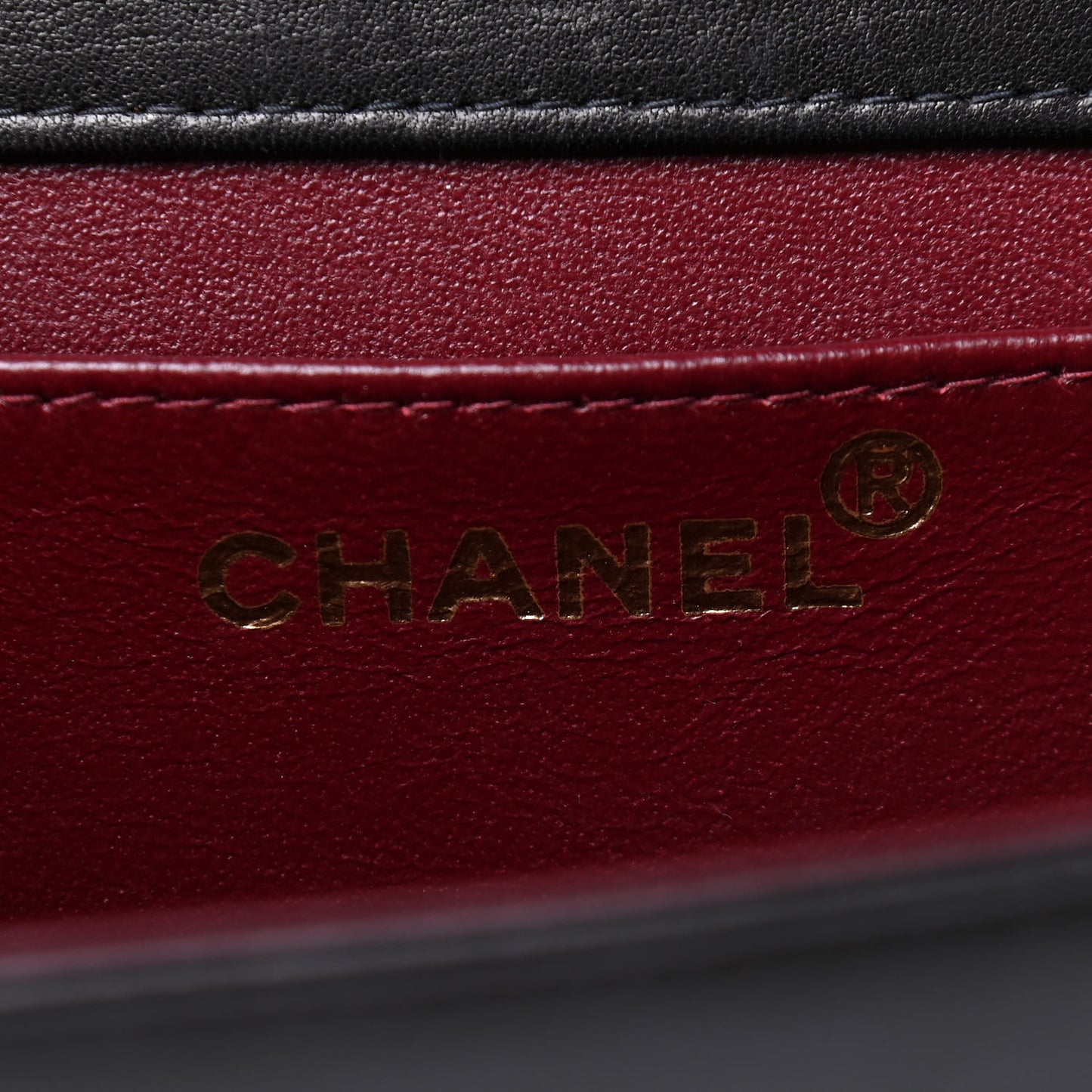 Lambskin Quilted Small Single Flap Black