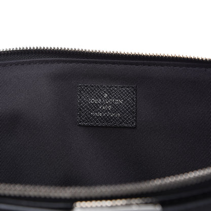 Louis Vuitton Taiga Anton Soft Briefcase Black 6 of 13