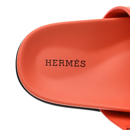 Hermes Epsom Womens Chypre Sandals 37 Rose Sorbet 7 of 8