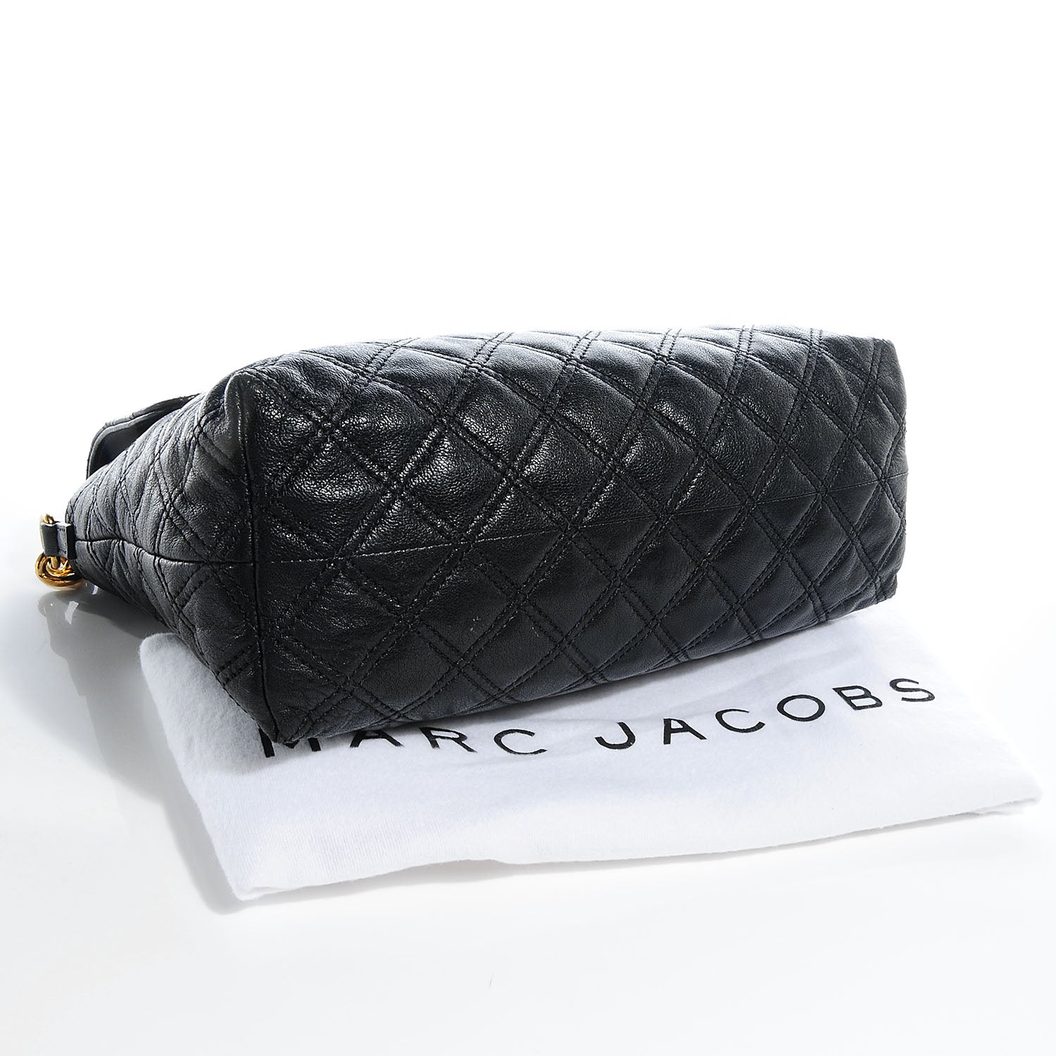 Marc Jacobs Leather Quilted The XL Single Flap Black 4 of 11