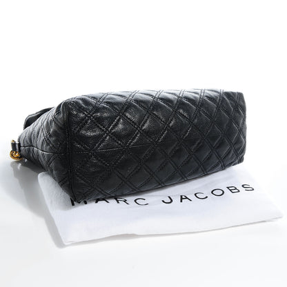 Marc Jacobs Leather Quilted The XL Single Flap Black 4 of 11