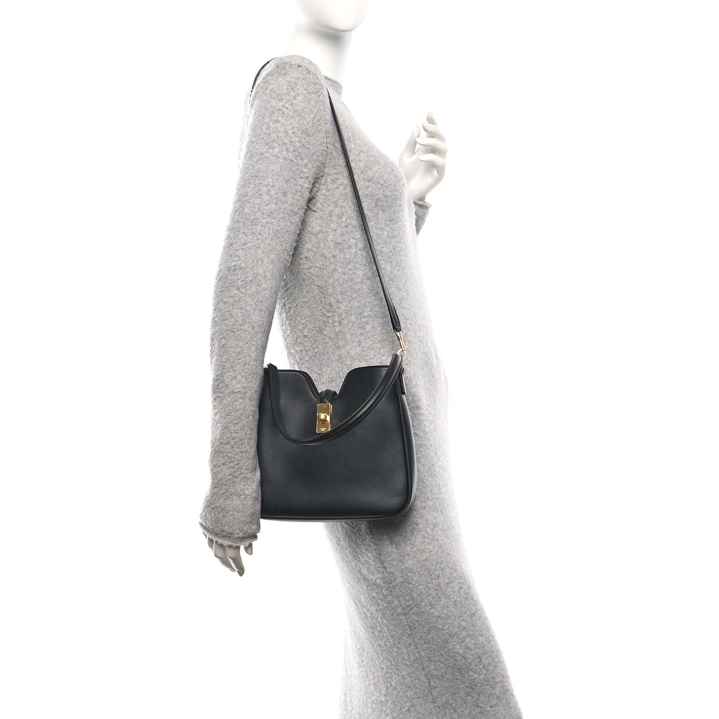 Smooth Calfskin Small Camille 16 Soft Bag Black