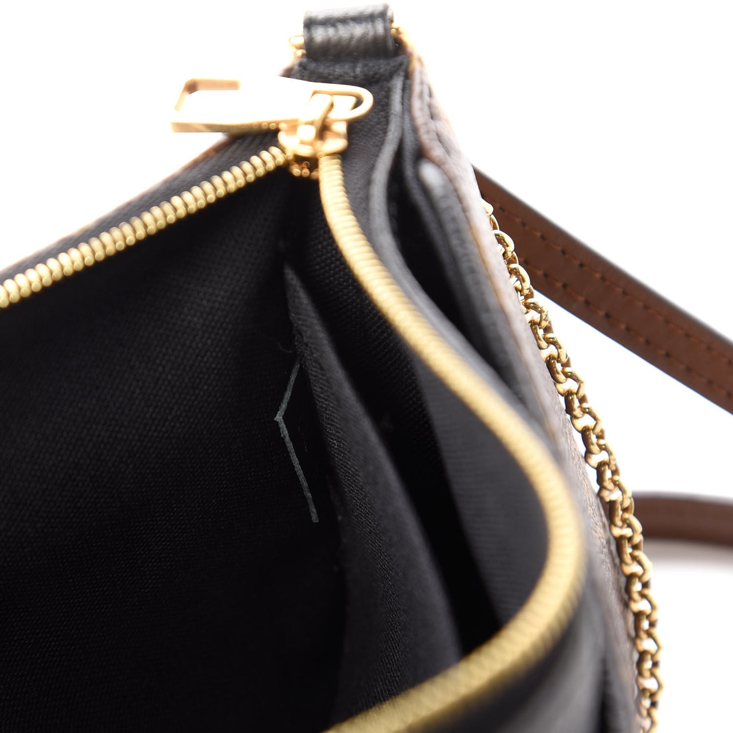 Monogram Pallas Clutch Black