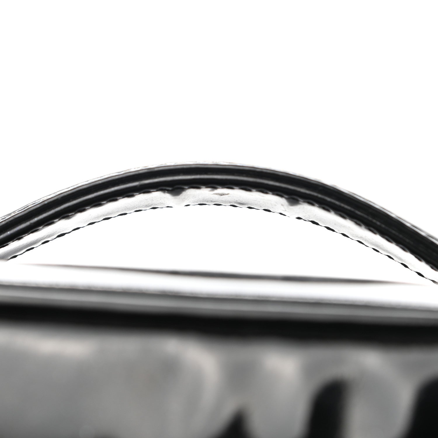 Chanel Patent Vanity Cosmetic Case Black 6 of 12