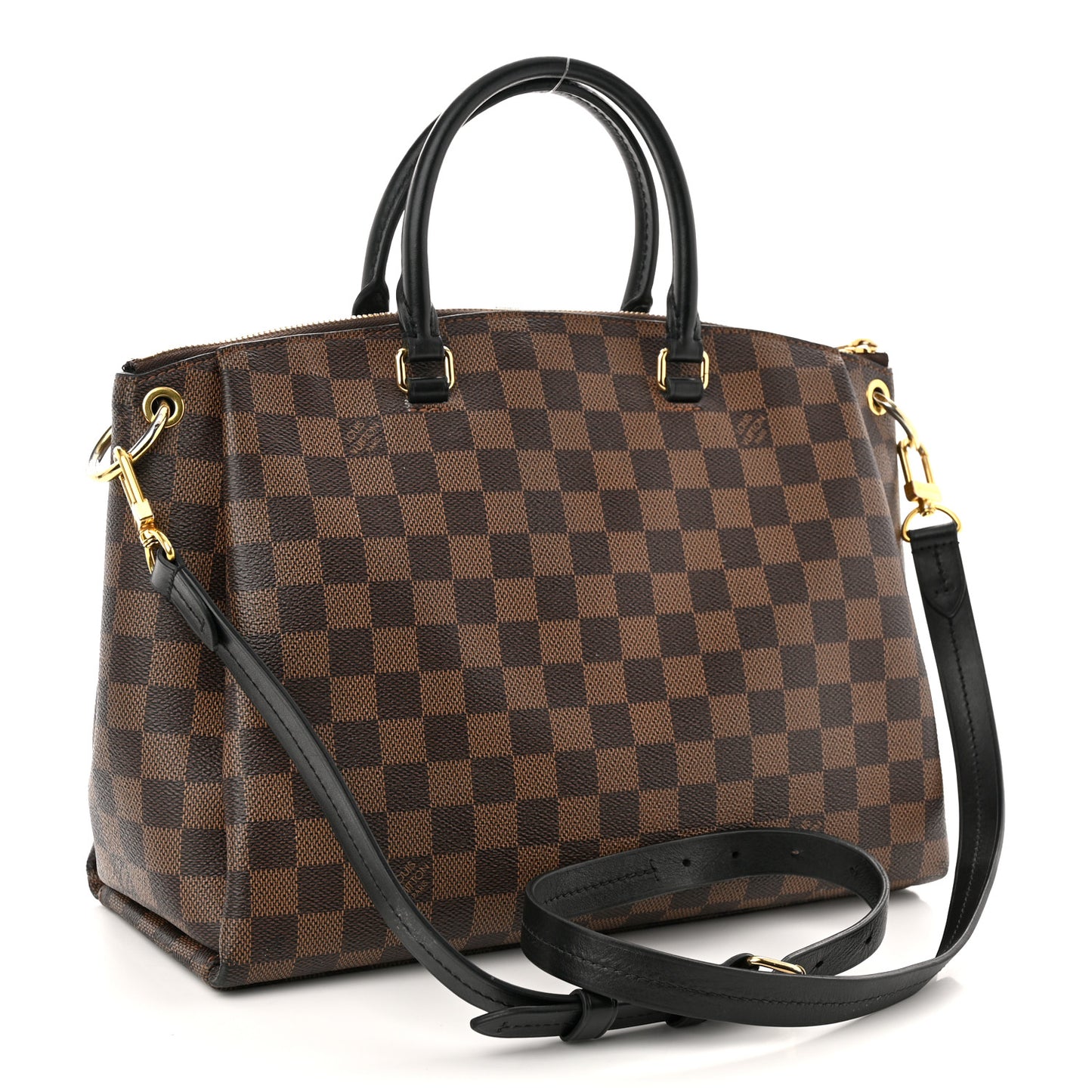 Damier Ebene Odeon Tote MM Black