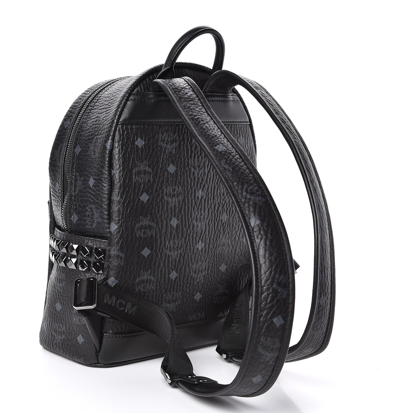 Visetos Small Side Stud Stark Backpack Black