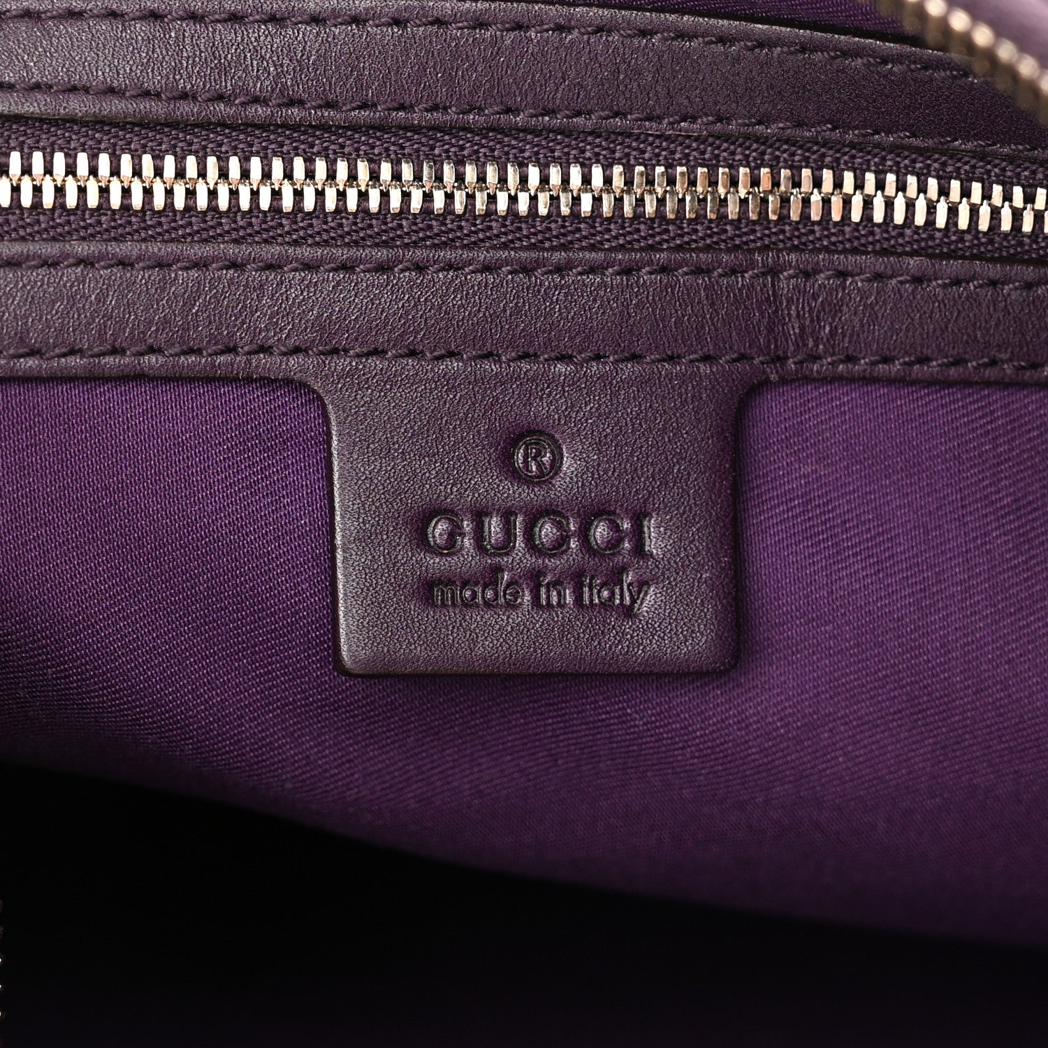Gucci Calfskin Horsebit Embossed Glam Hobo Burgundy 6 of 17