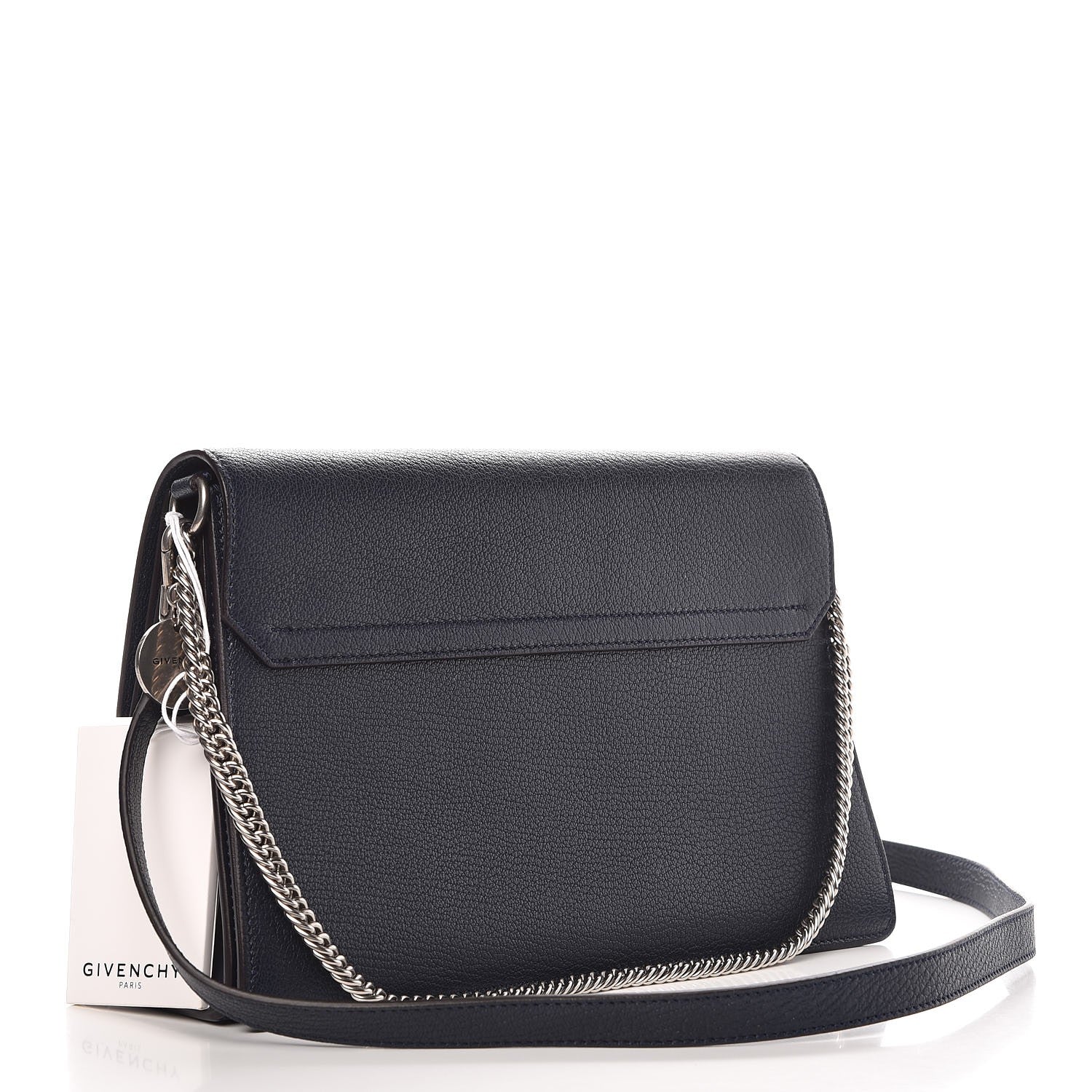 Givenchy Sugar Goatskin Medium GV3 Shoulder Bag Dark Blue 4 of 8
