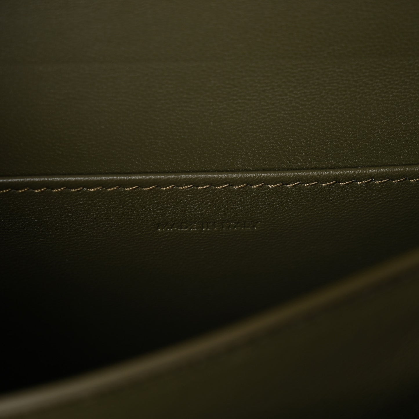 Box Calfskin Teen Classic Box Flap Bag Dark Olive