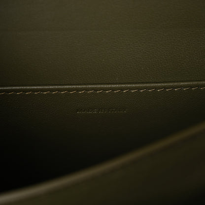 Celine Box Calfskin Teen Classic Box Flap Bag Dark Olive 7 of 11