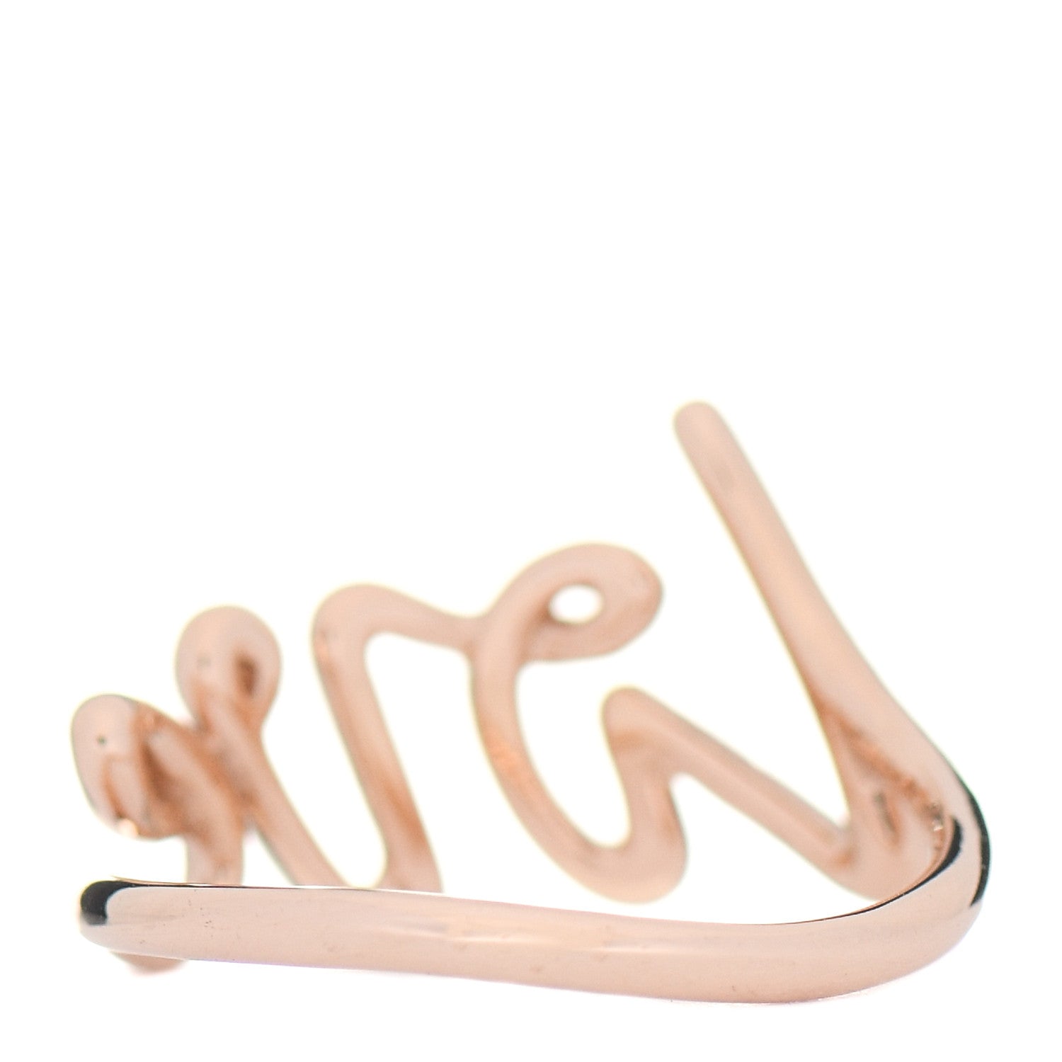 Tiffany 18K Rose Gold Paloma's Graffiti Love Ring 50 5.5 3 of 5