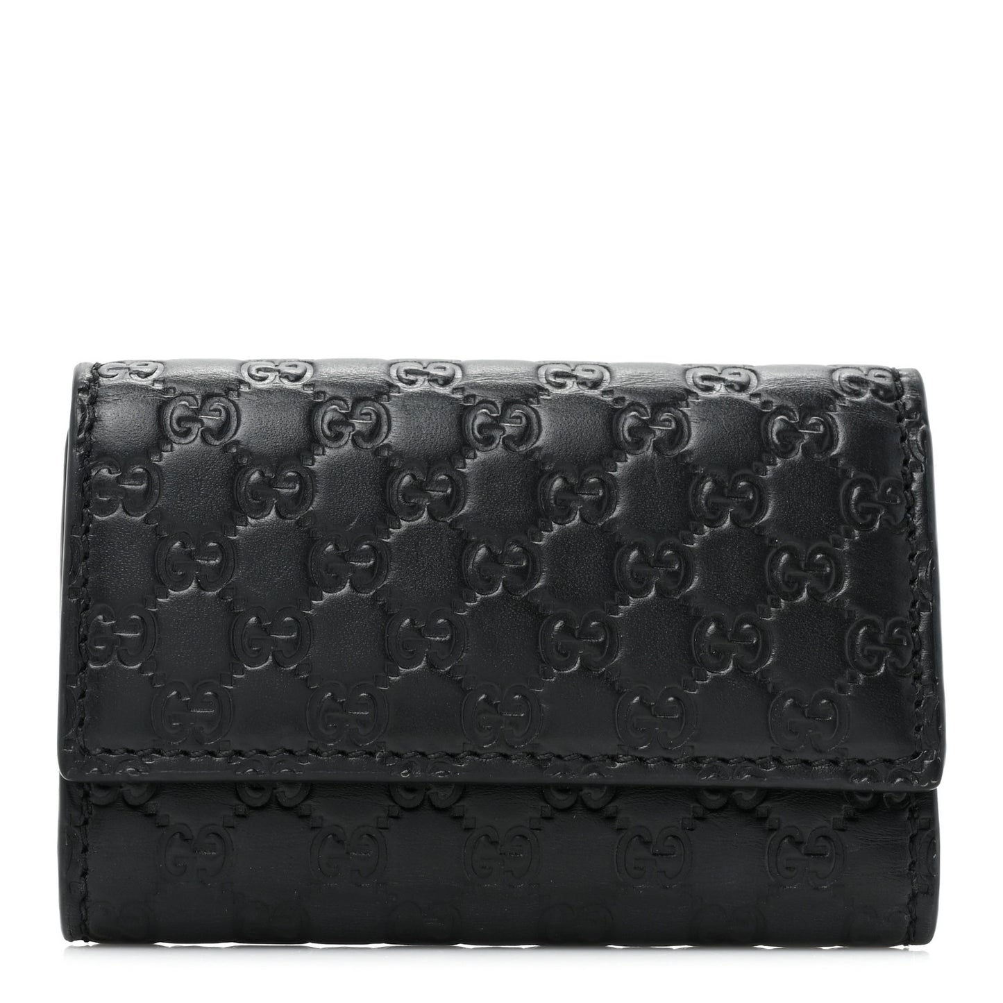 Microguccissima 6 Key Holder Case Black