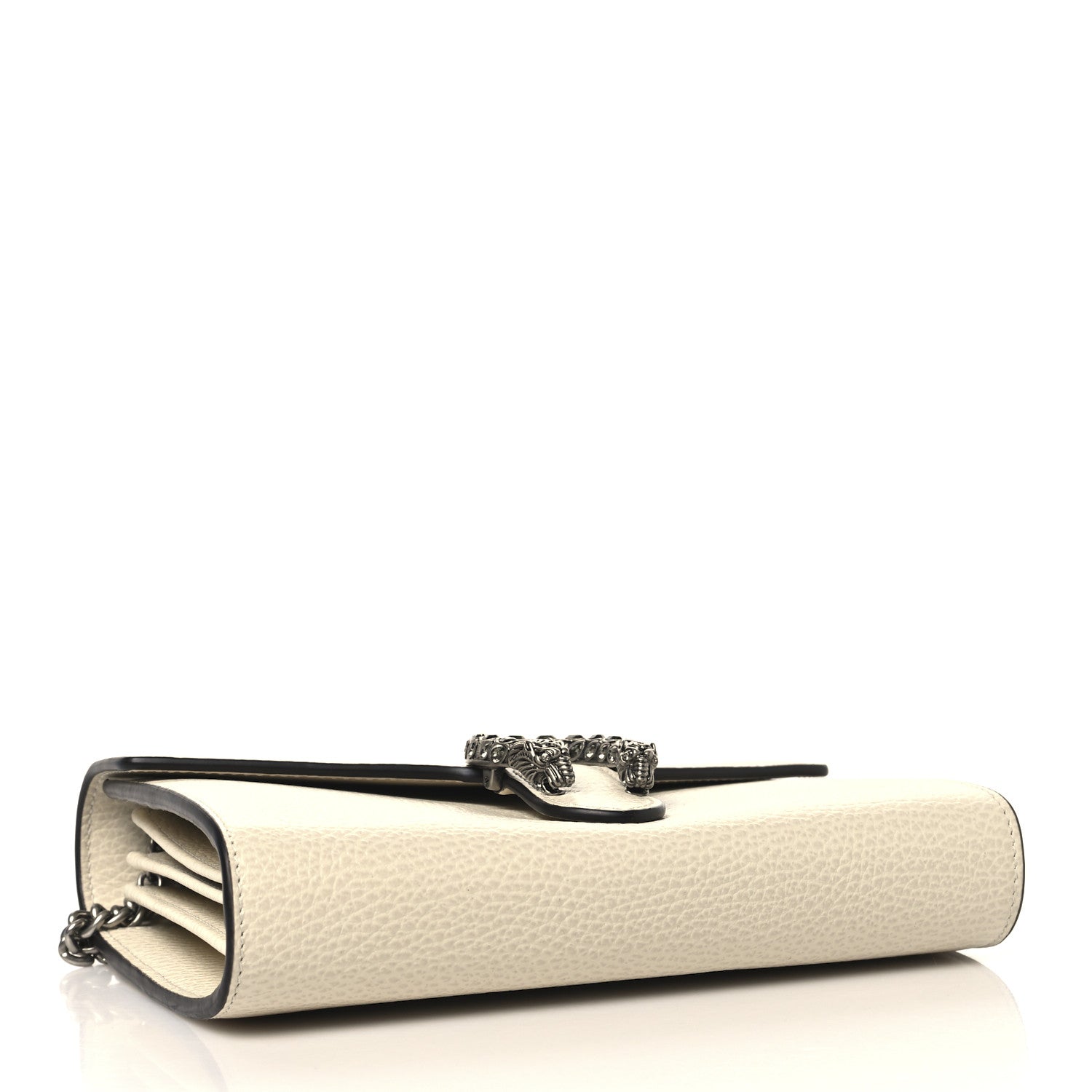 Gucci Dollar Calfskin Mini Dionysus Chain Wallet Mystic White 4 of 13