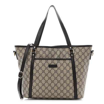Gucci GG Supreme Monogram Medium Joy Tote Dark Brown 1 of 11