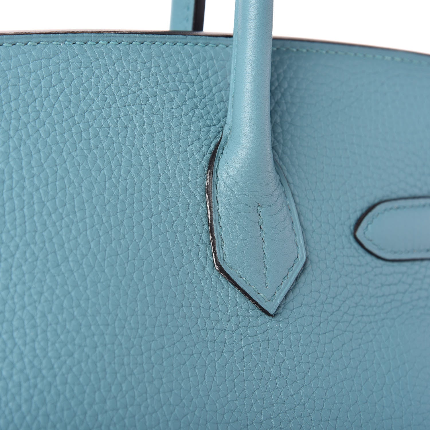 Hermes Taurillon Clemence Birkin 30 Bleu Saint Cyr 11 of 11