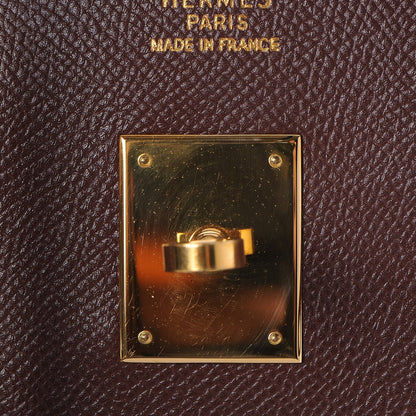 Hermes Courchevel Birkin 35 Chocolate 20 of 36