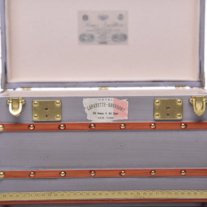 Louis Vuitton Mini Malle Zinc Trunk Paperweight Jewelry Box 7 of 11