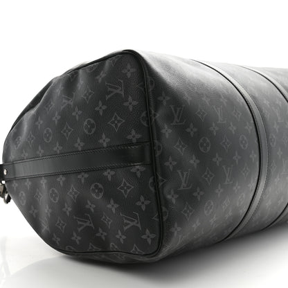 Louis Vuitton Monogram Eclipse Keepall Bandouliere 55 8 of 16