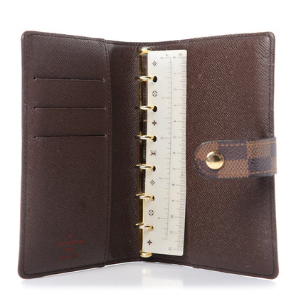 Louis Vuitton Damier Ebene Small Ring Agenda Cover 4 of 8