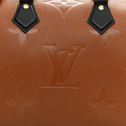 Louis Vuitton Empreinte Monogram Giant Wild At Heart Speedy Bandouliere 25 Caramel 8 of 8