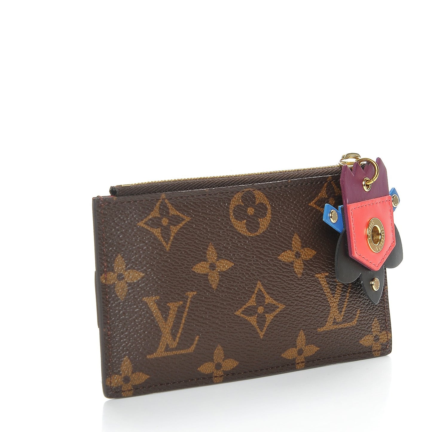 Monogram Totem Key Pouch Flamingo