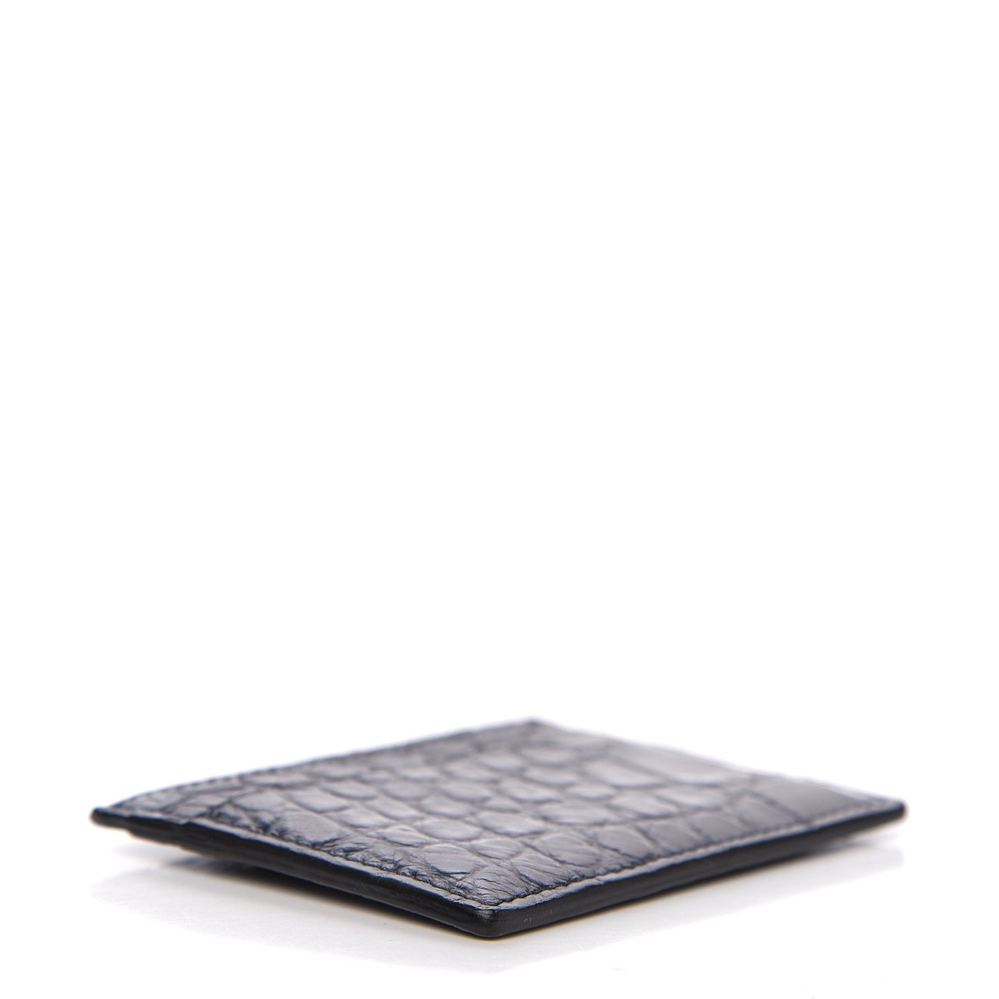 Crocodile Card Holder Blue