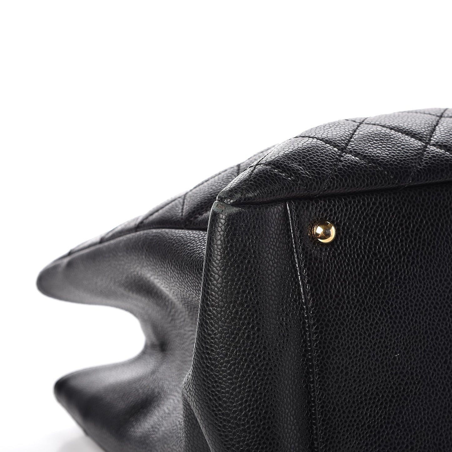 Caviar Quilted XL Grand Shopping Tote GST Black