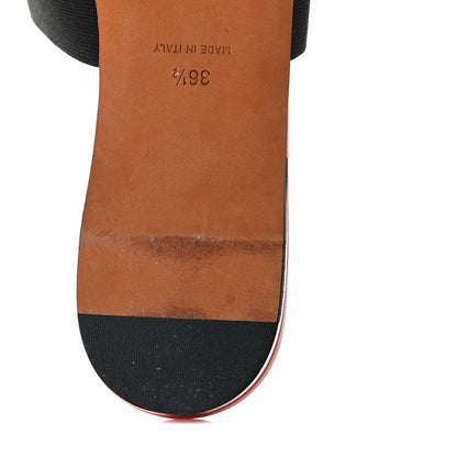 Givenchy Lambskin Bedford Logo Mule Slides 36.5 Orange 12 of 14