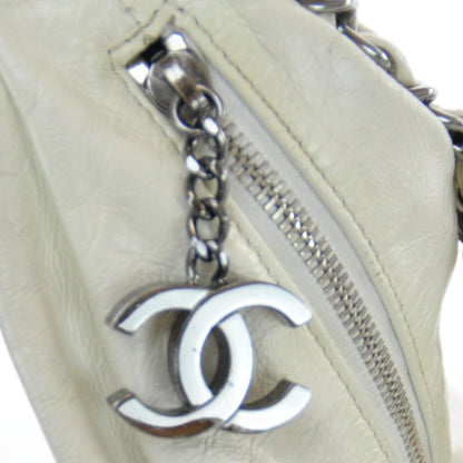 Chanel Lambskin Large Rock and Chain Hobo White 9 of 12