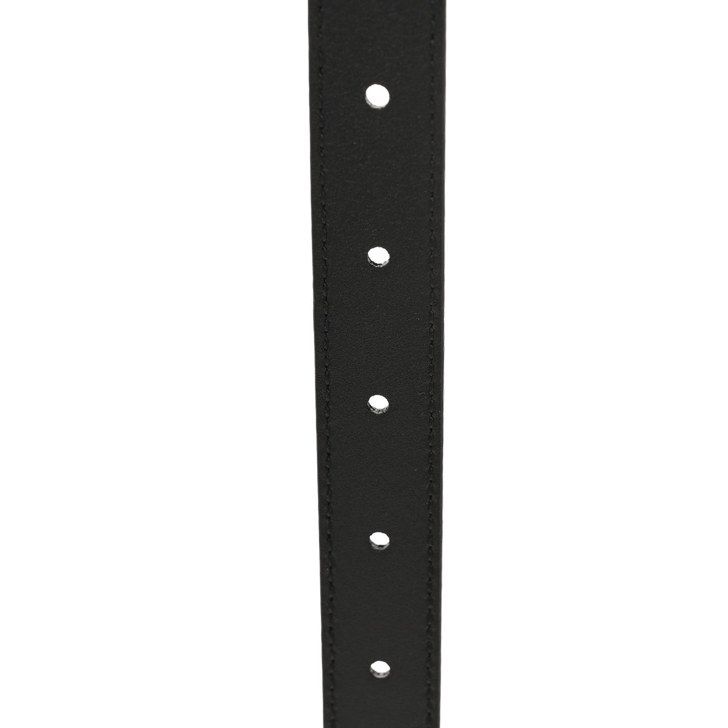 Plutone Calfskin Palladium Double G 20mm Belt 70 28 Black
