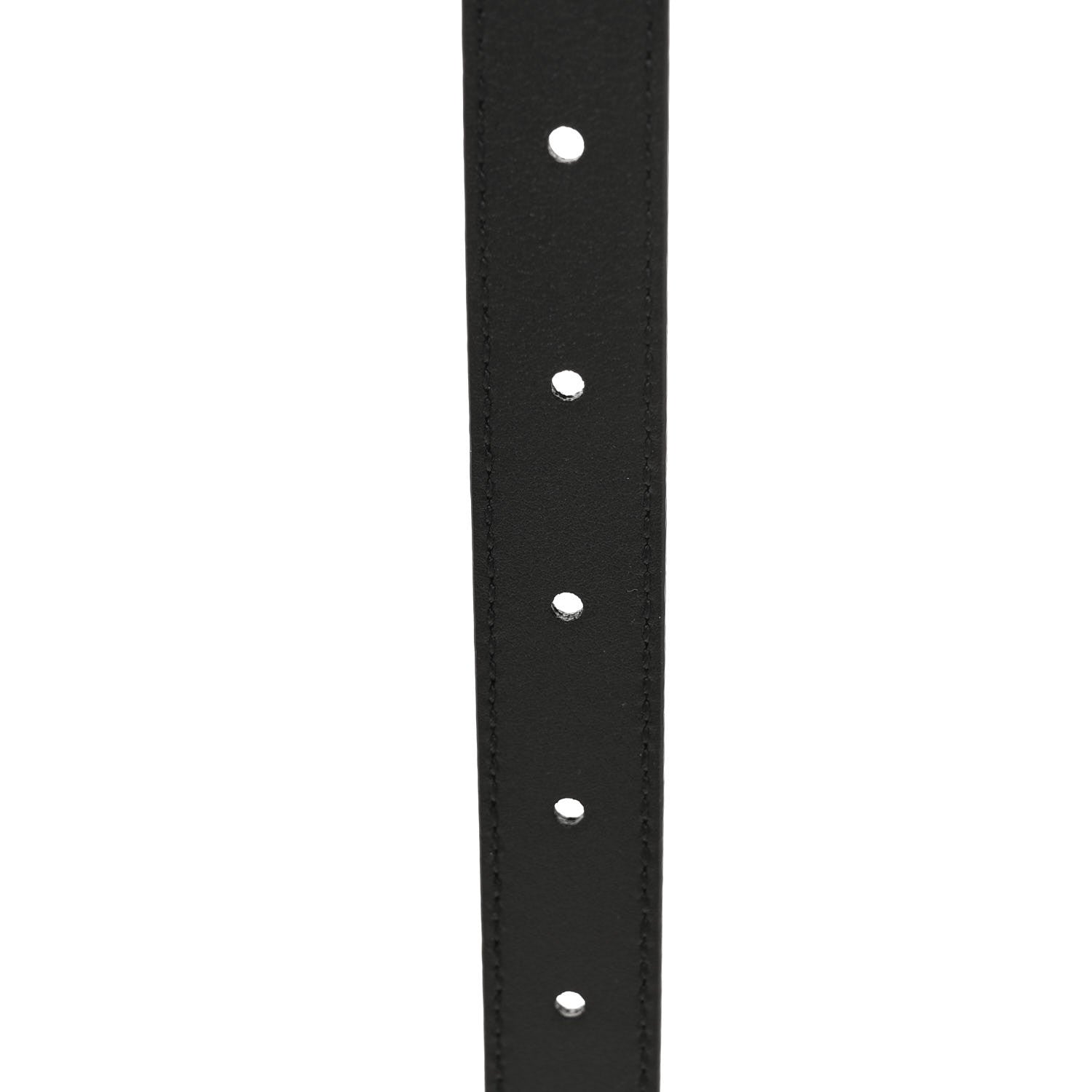 Gucci Plutone Calfskin Palladium Double G 20mm Belt 70 28 Black 4 of 5