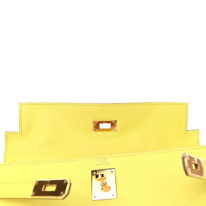 Hermes Epsom Kelly Sellier 32 Soufre 14 of 37