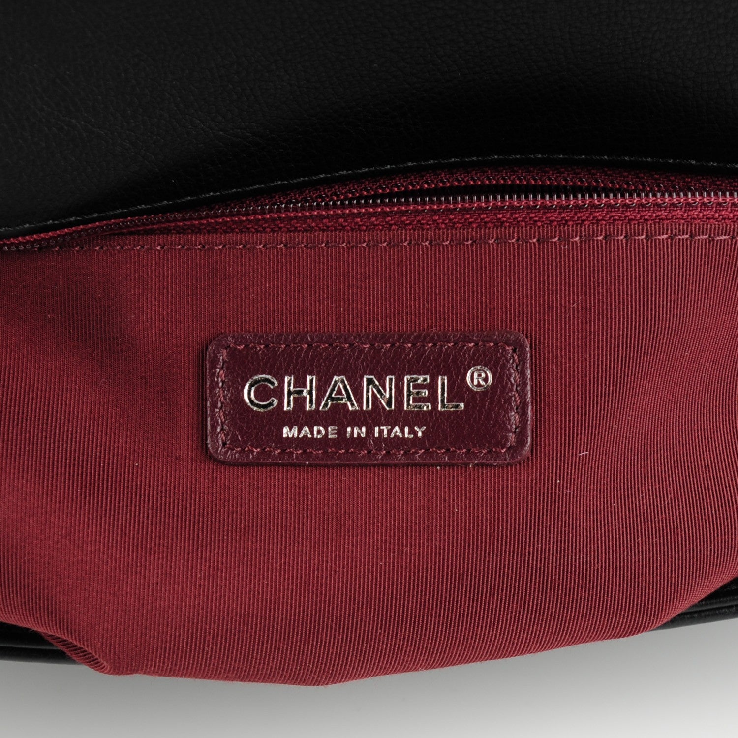 Chanel Calfskin Double Stitch Medium Boy Flap Black 8 of 9