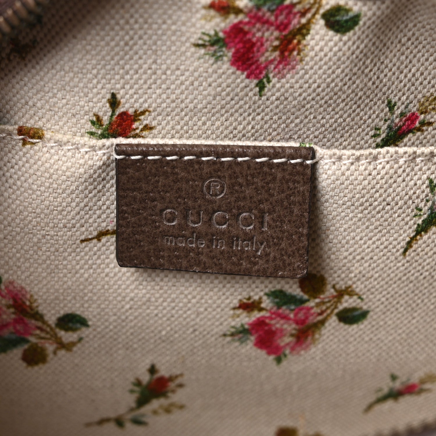 Gucci GG Supreme Monogram Web Neo Vintage Shoulder Bag Beige New Acero Crop 6 of 10