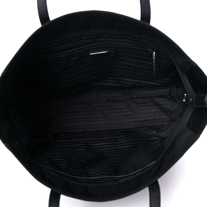 Prada Tessuto Nylon Saffiano Tote Black 5 of 14