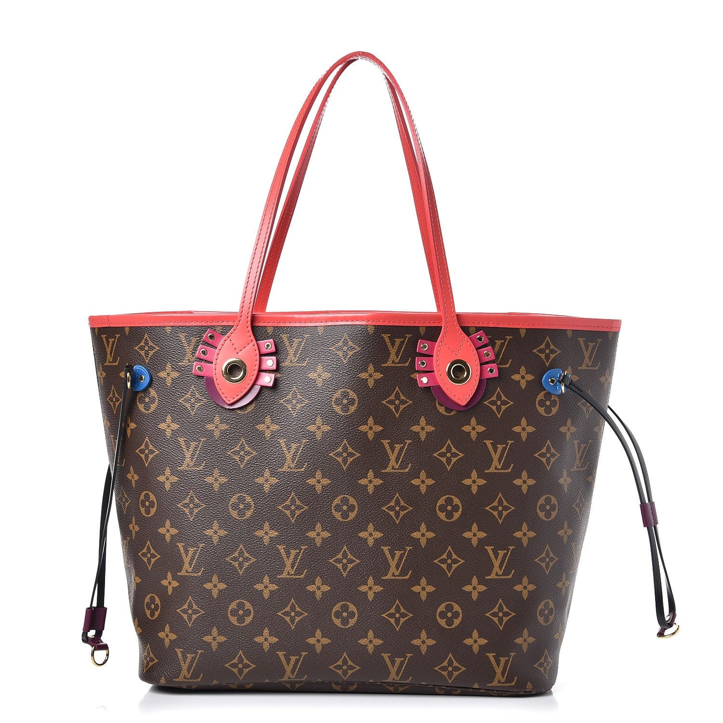 Monogram Totem Neo Neverfull MM Flamingo