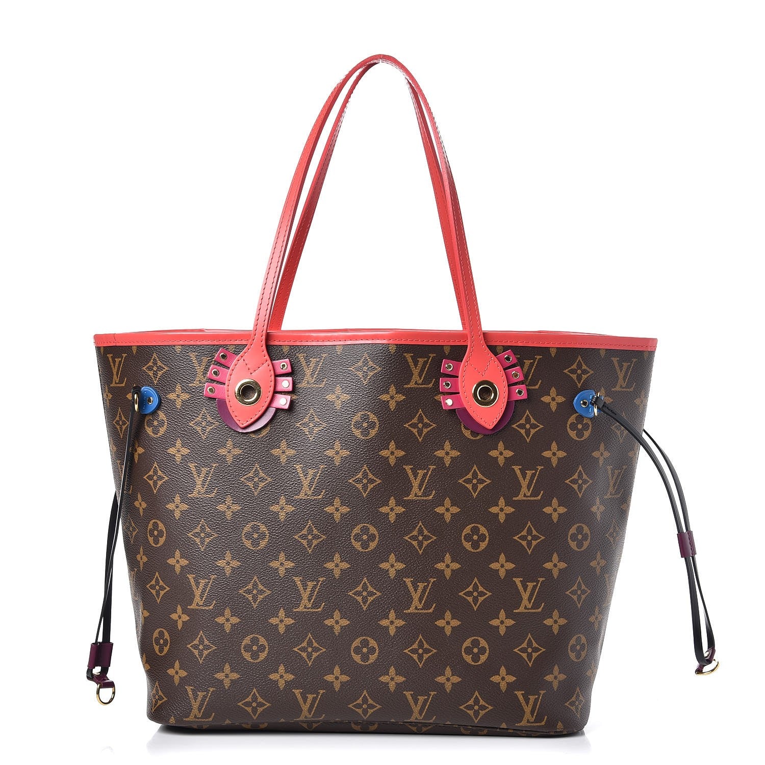 Louis Vuitton Monogram Totem Neo Neverfull MM Flamingo 1 of 7