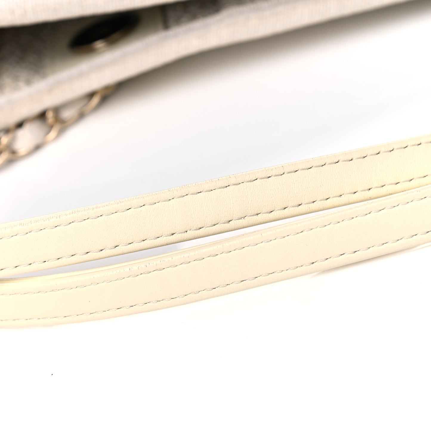 Canvas Mini Deauville Tote Light Beige