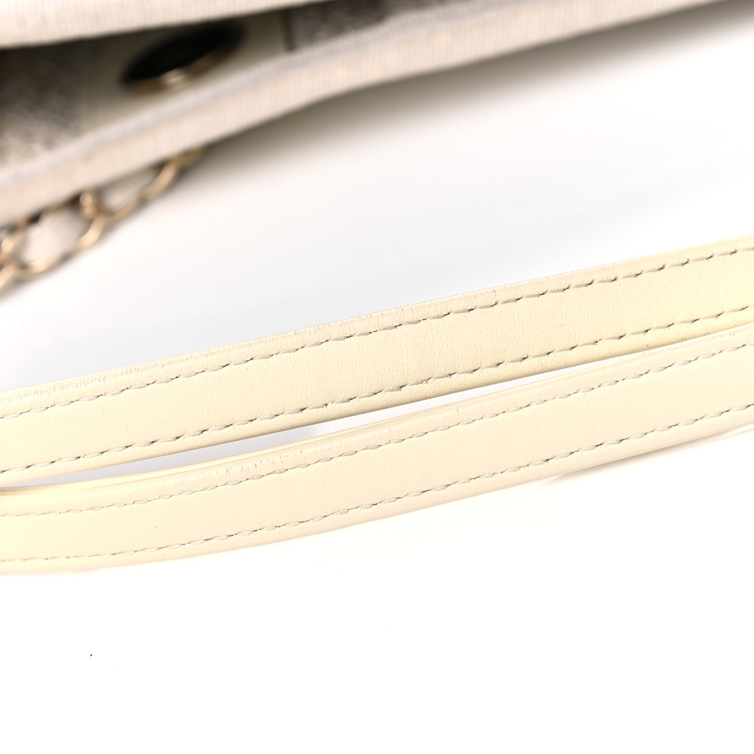 Chanel Canvas Mini Deauville Tote Light Beige 7 of 7