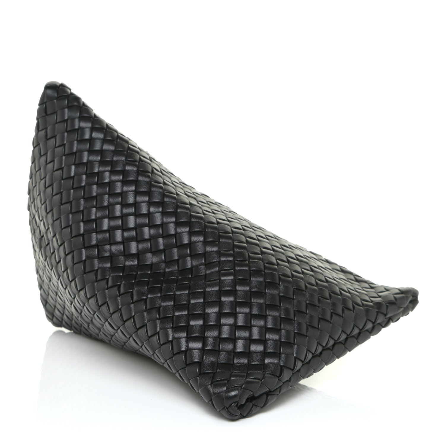 Bottega Veneta Nappa Intrecciato Crisscross Clutch Black 3 of 9