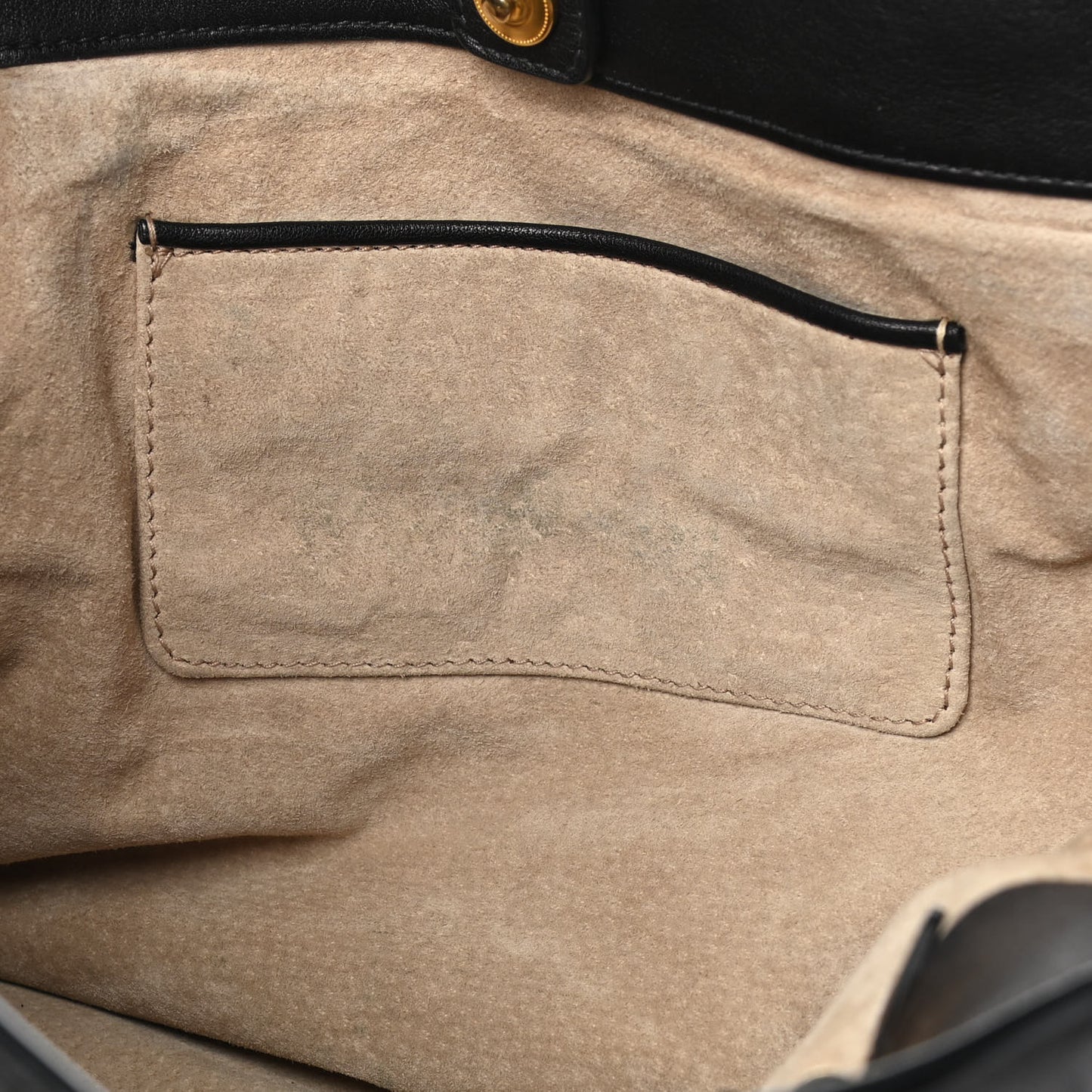 Soft Calf Shopping Tote Black