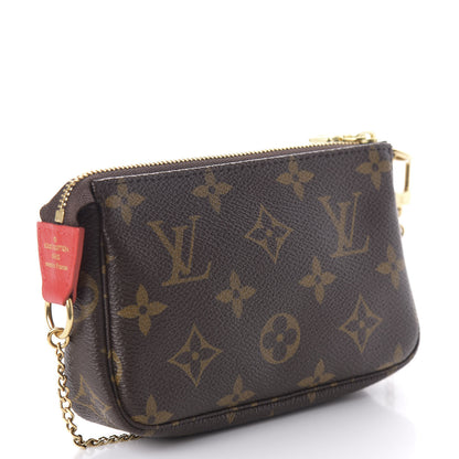 Louis Vuitton Monogram 2018 Christmas Animation Mini Cats Pochette Accessories 3 of 10