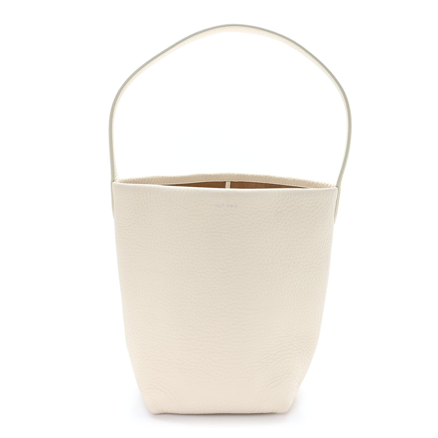 The Row Grained Calfskin Small N/S Park Tote Ivory 1 of 9