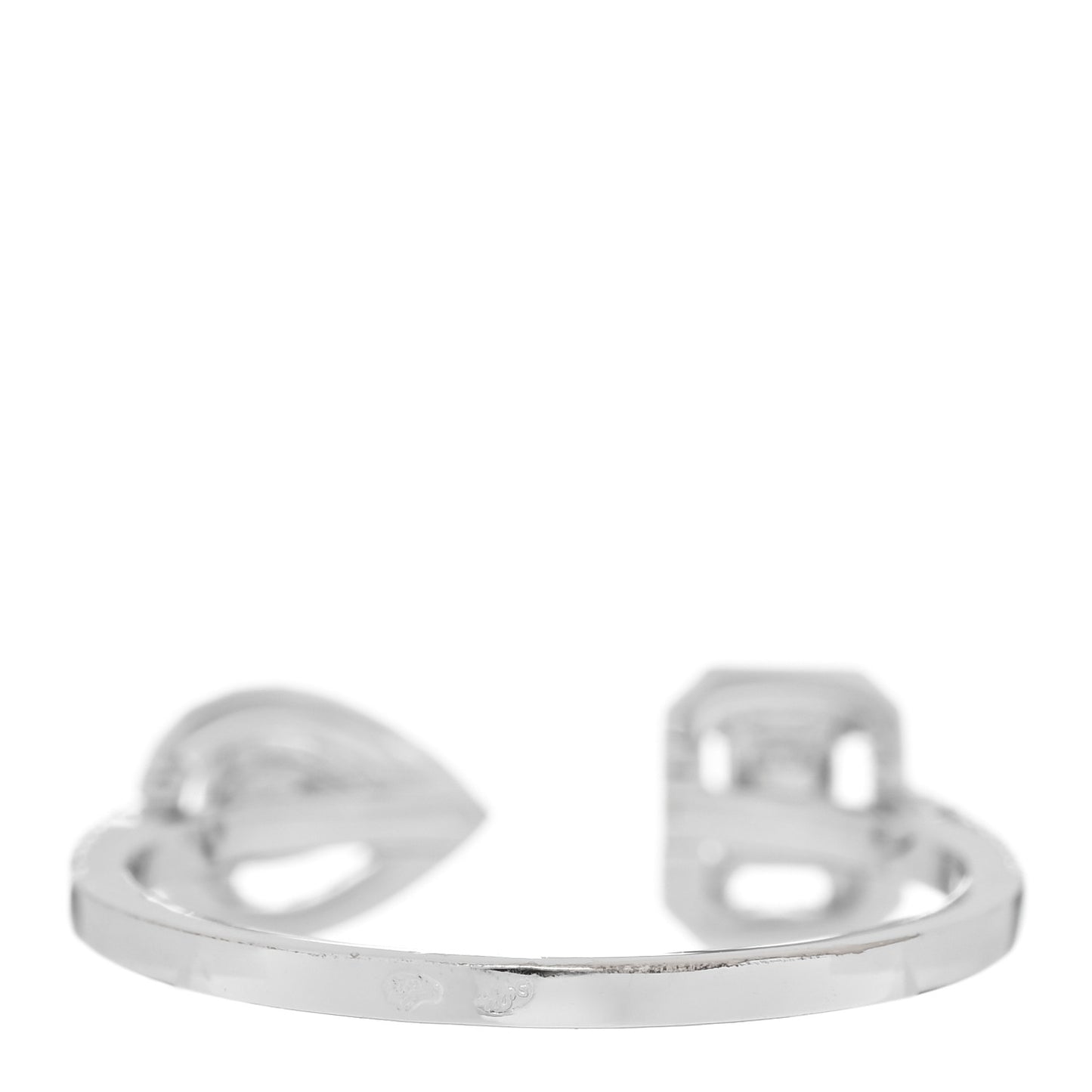 18K White Gold Diamond My Twin Moi & Toi Ring 54 7