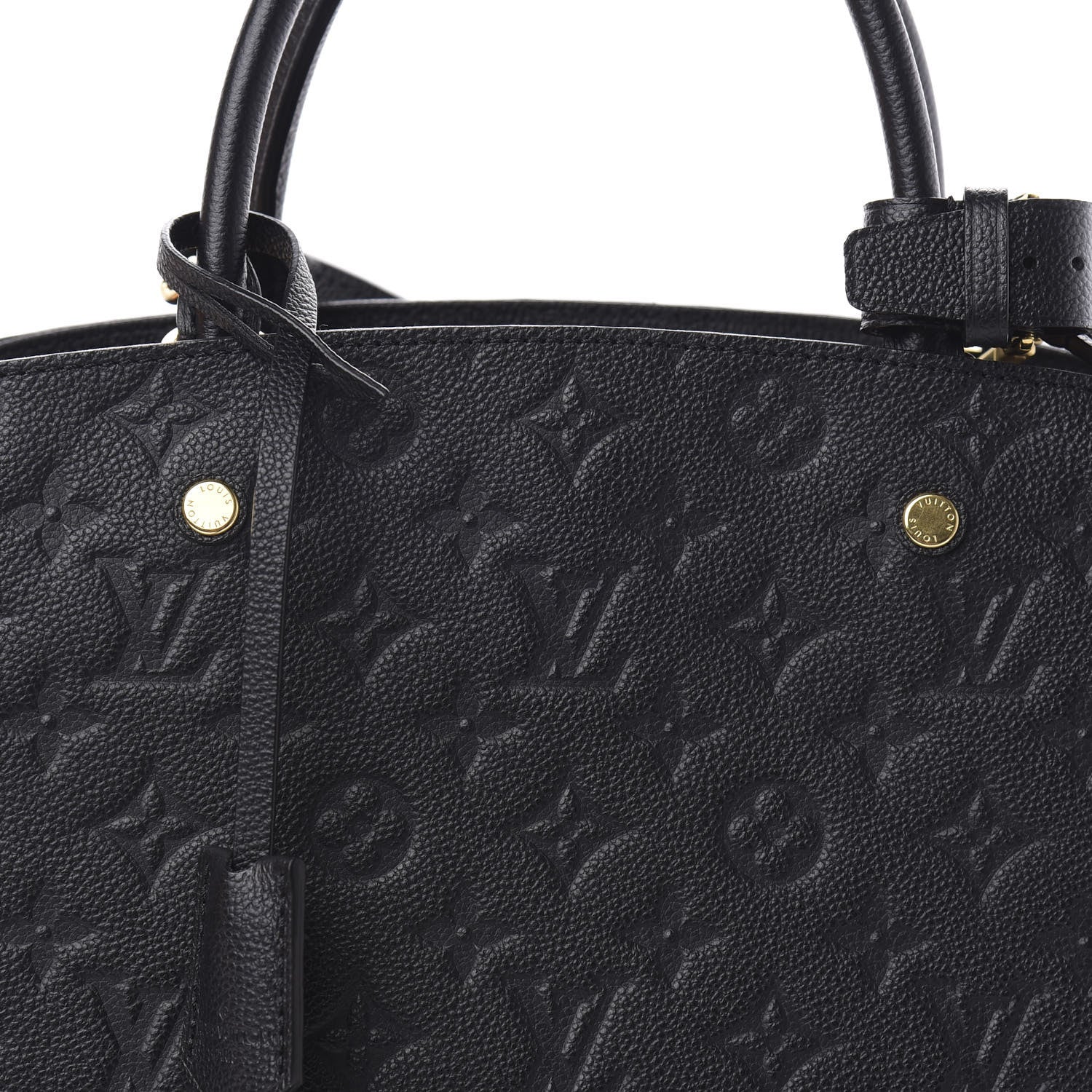 Louis Vuitton Empreinte Montaigne MM Black 11 of 12