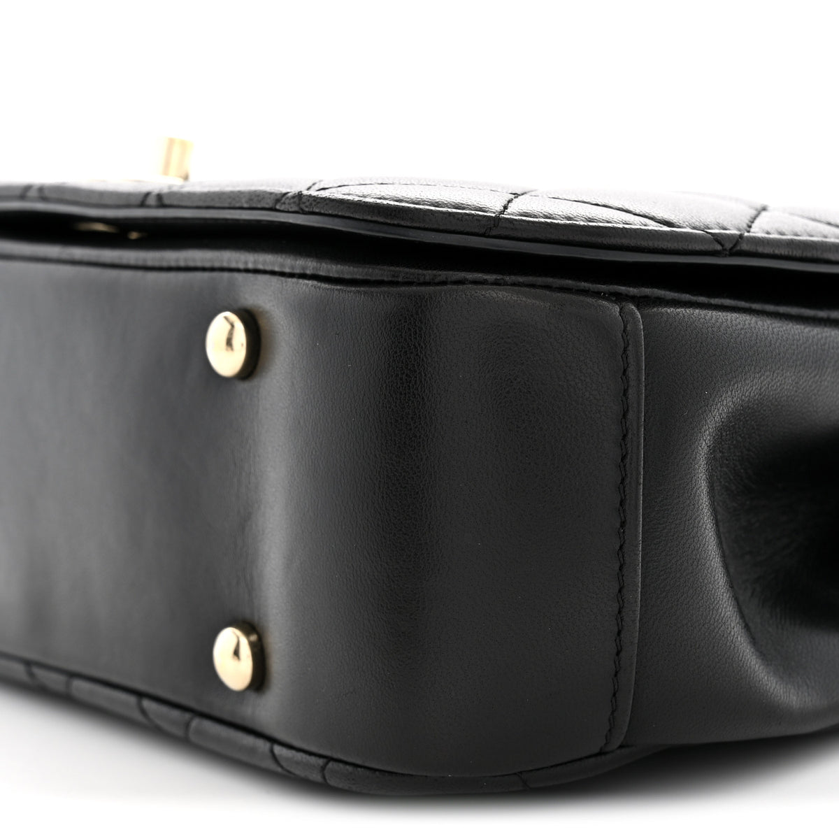 Chanel Lambskin Small Carry Chic Flap Black 10 of 10